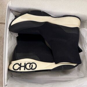Choo Black and White Sneakers